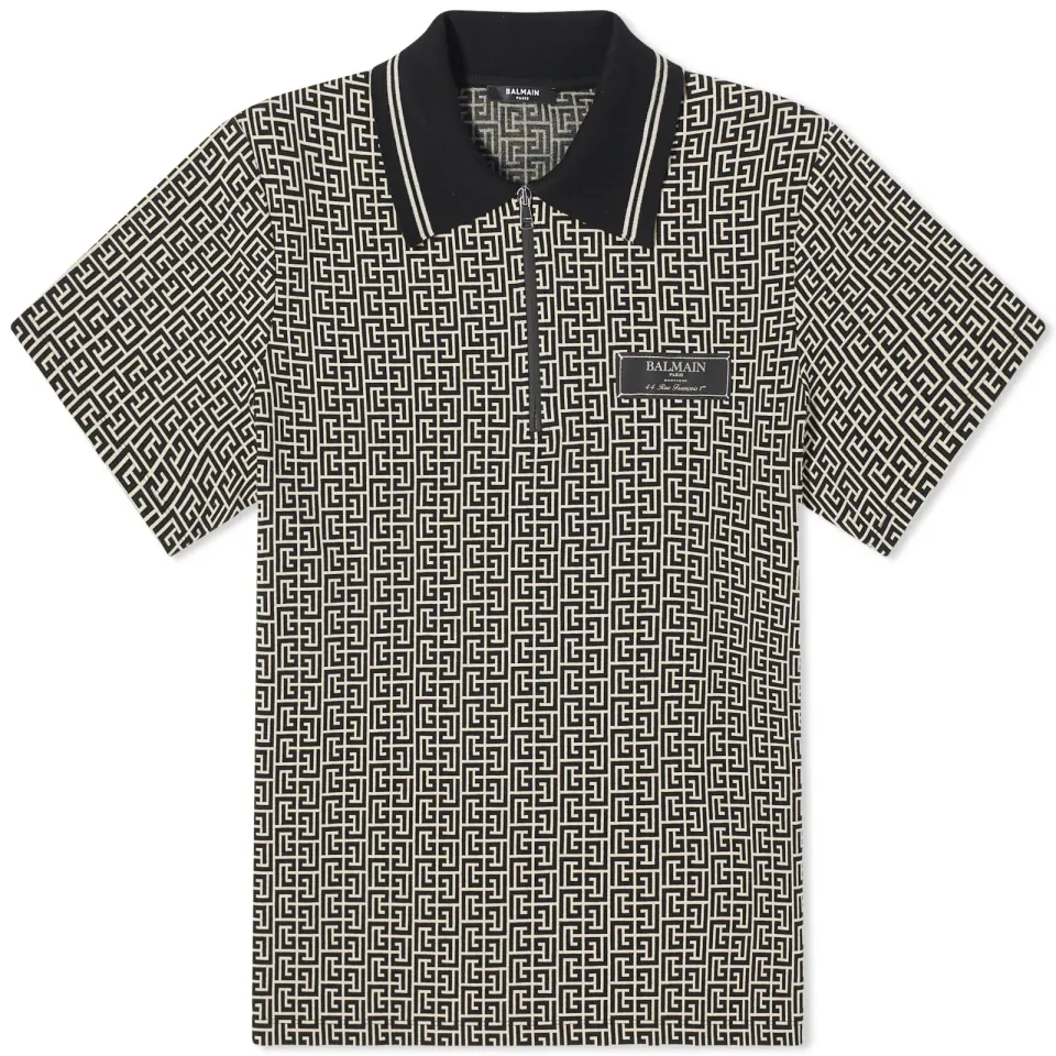 Monogram Jacquard Polo Shirt