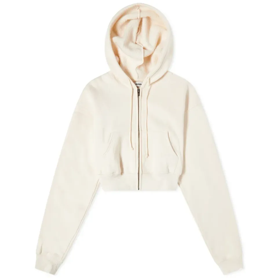 Cropped Zip-Up Hoody
