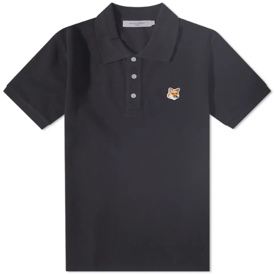 Maison Kitsuné Fox Head Patch Classic Polo