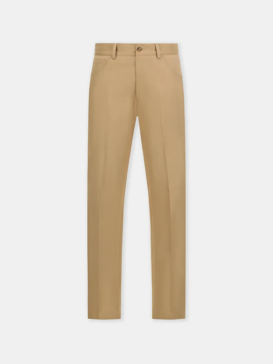 TWILL BOOTCUT PANT - Earth