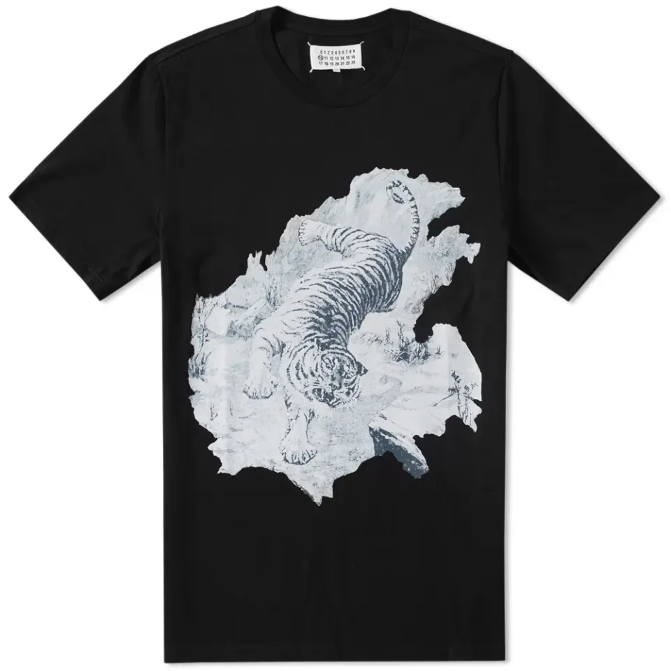 10 Tiger Print Tee