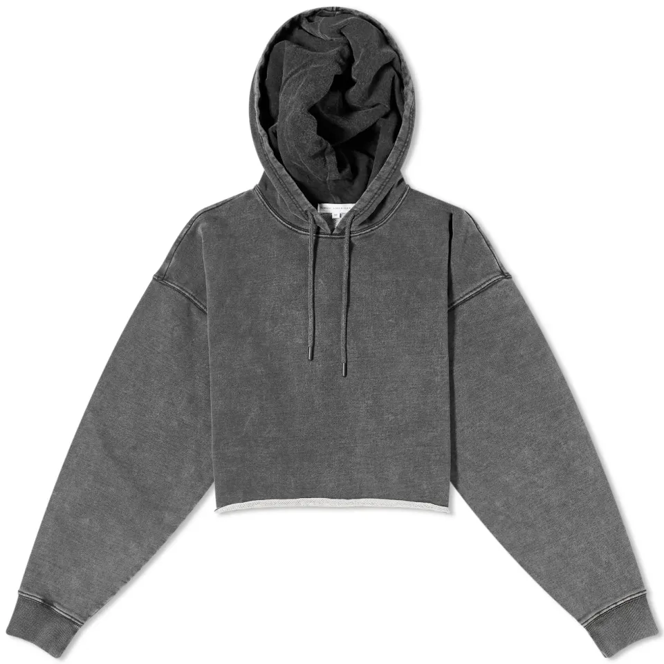 Jeanius Terry Crop Hoodie