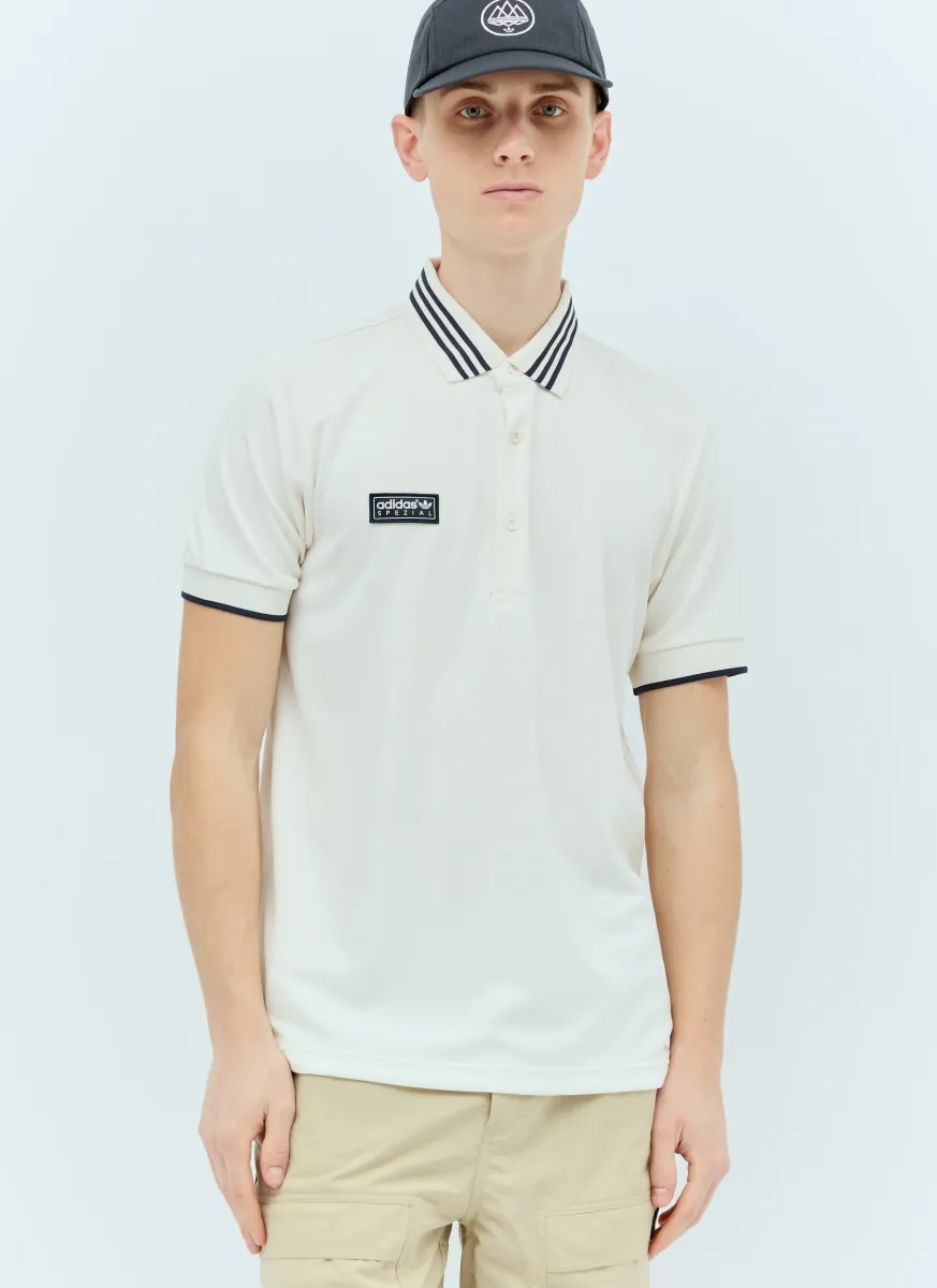 Logo Patch Polo Shirt