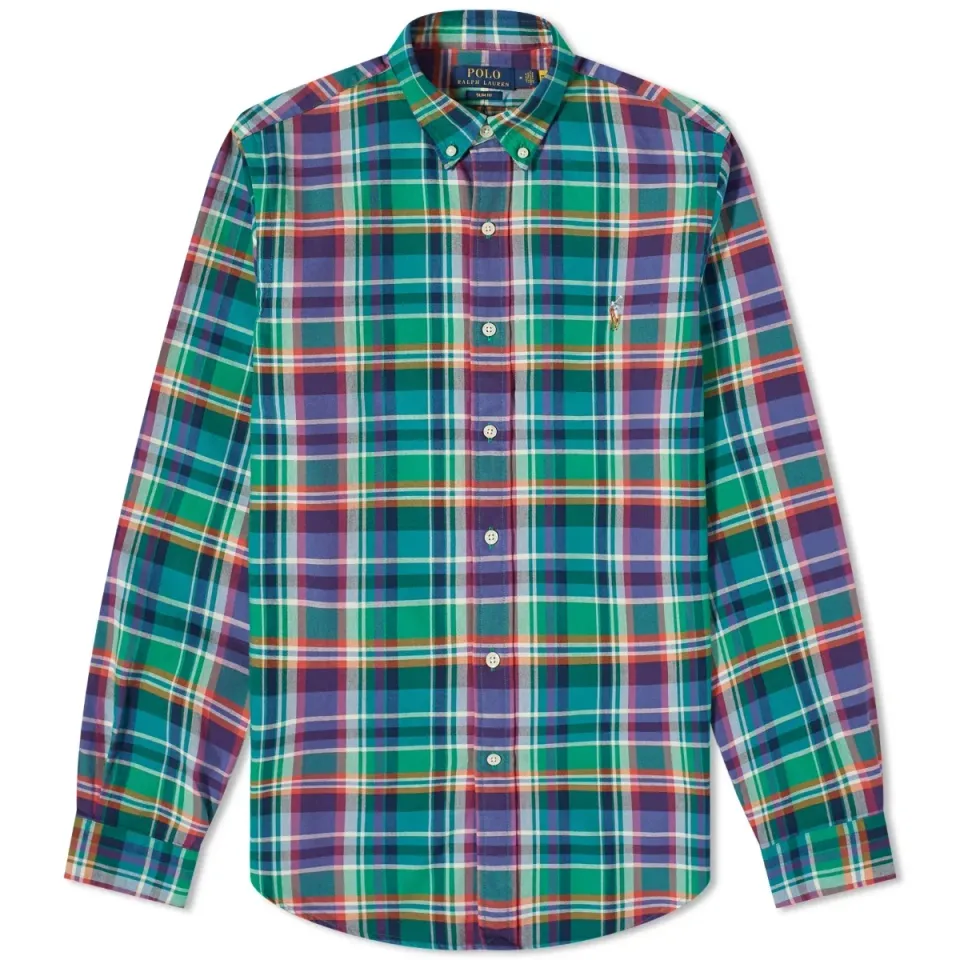 Check Oxford Button Down Shirt