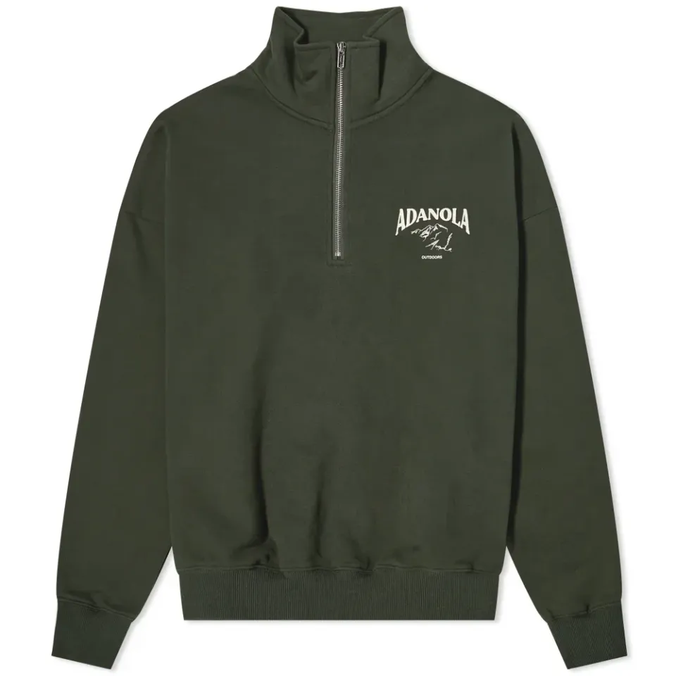 Oversized Funnel Neck Zip Sweat