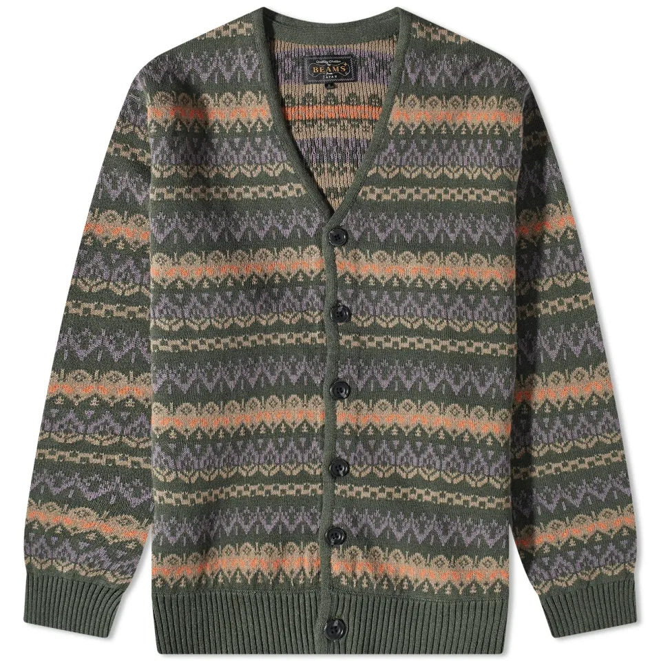 Fair Isle Jaquard Cardigan
