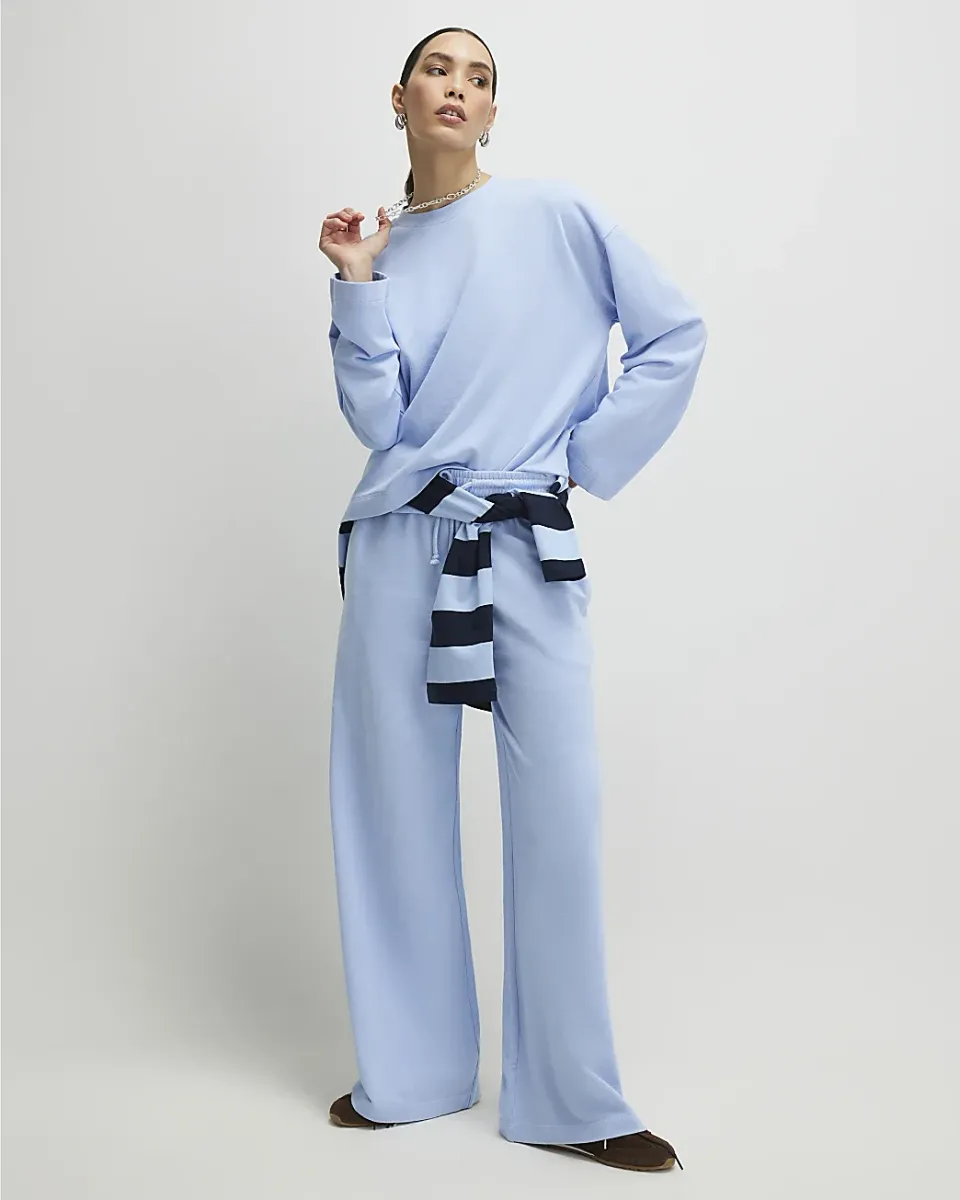 Wide Leg Drawstring Joggers