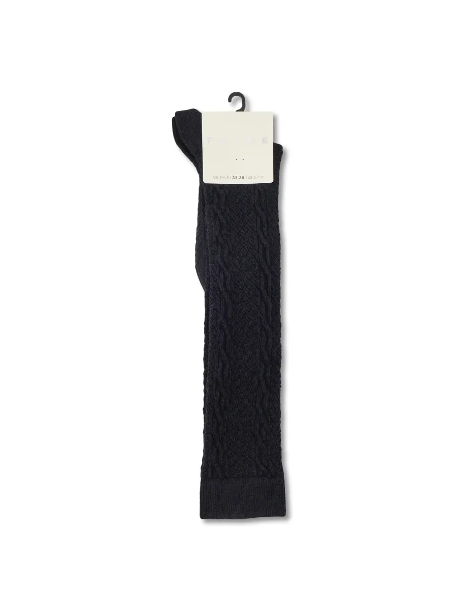 Virgin Wool Declivity Knee-High Socks