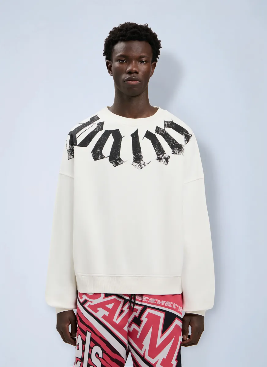 Big Neck Logo Loose Sweatshirt