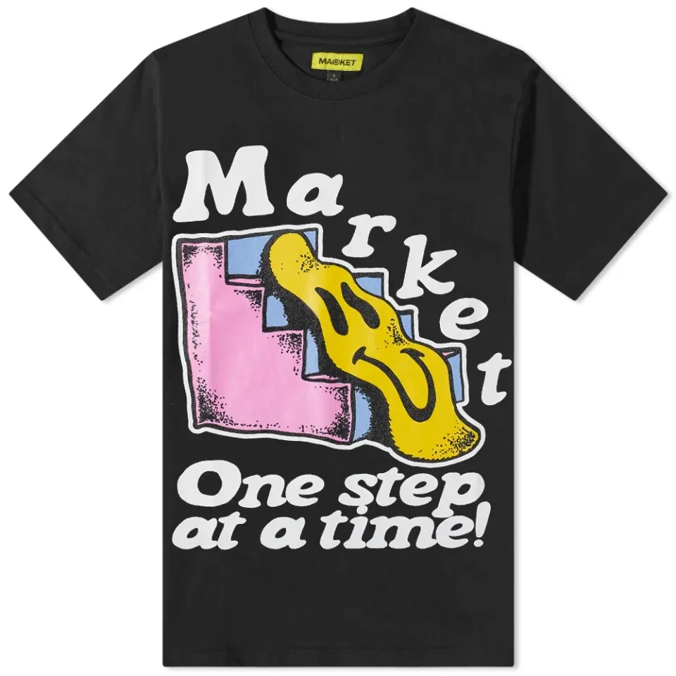 Smiley One Step At A Time T-Shirt