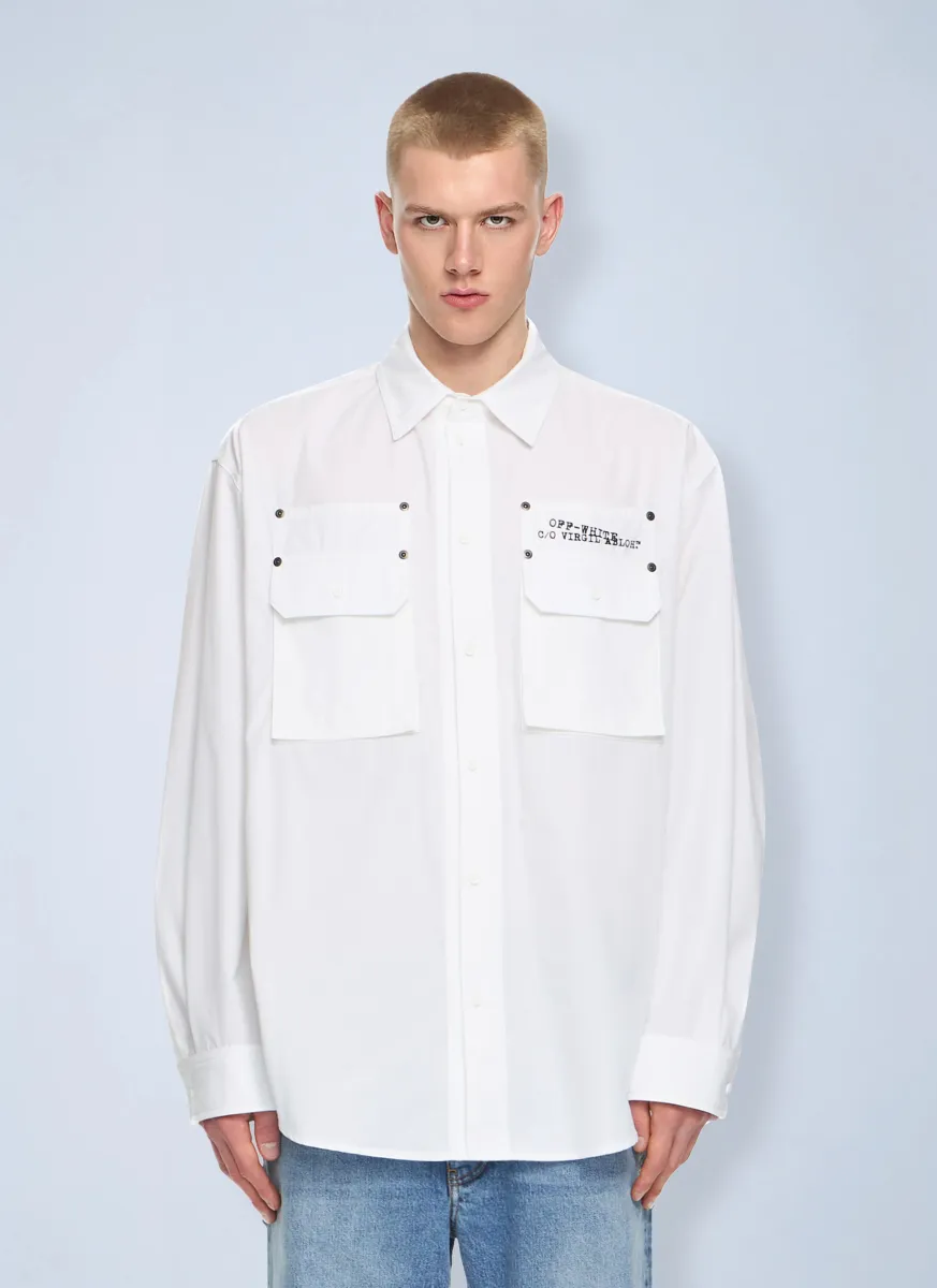 Type Arrow Poplin Overshirt