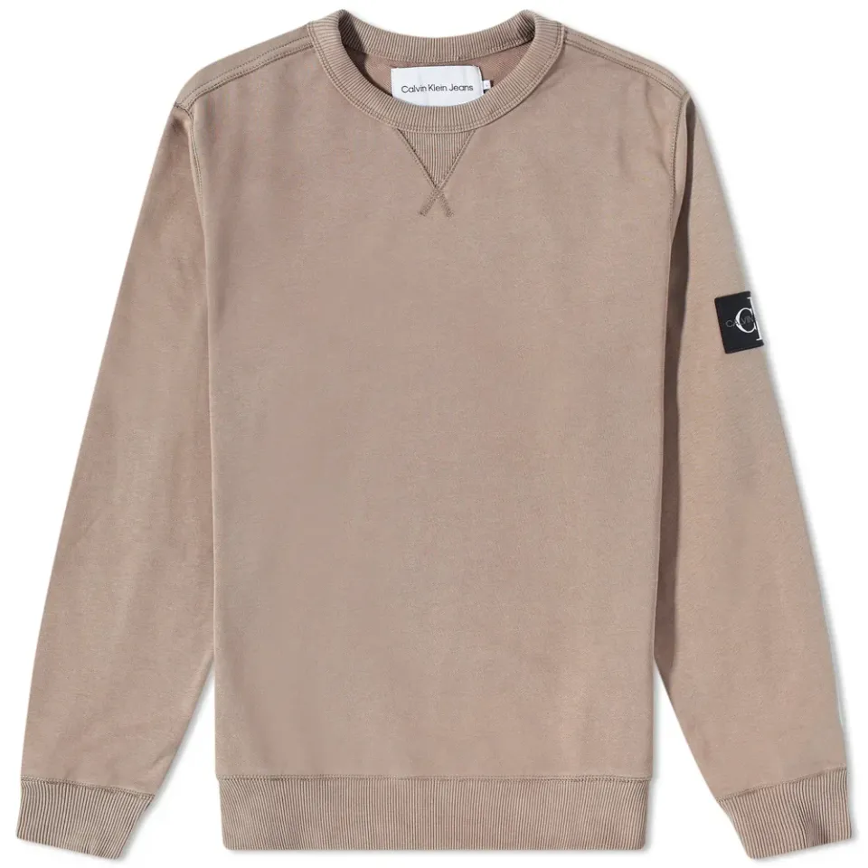 Monogram Sleeve Badge Crew Sweat