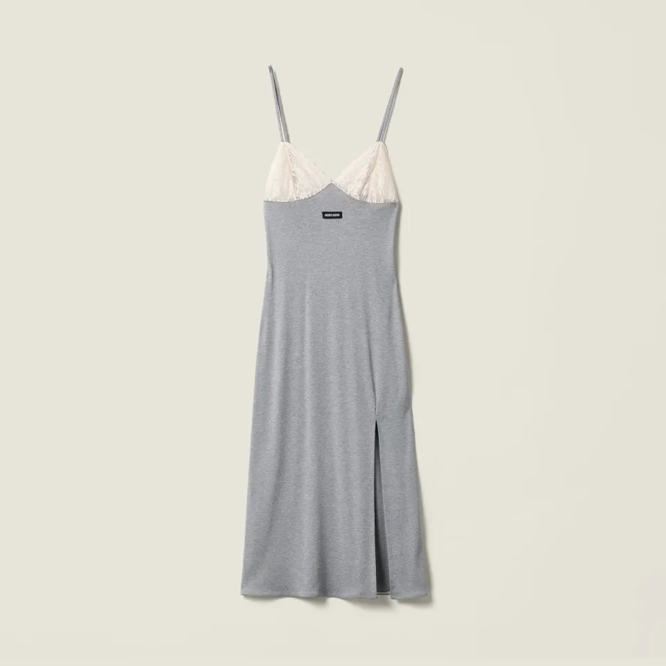 Silk jersey dress