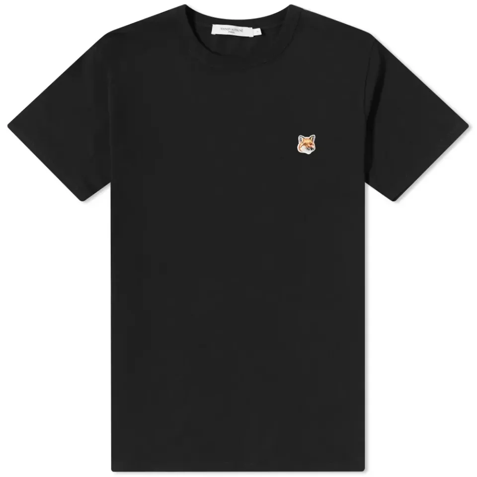 Maison Kitsuné Fox Head Patch Tee