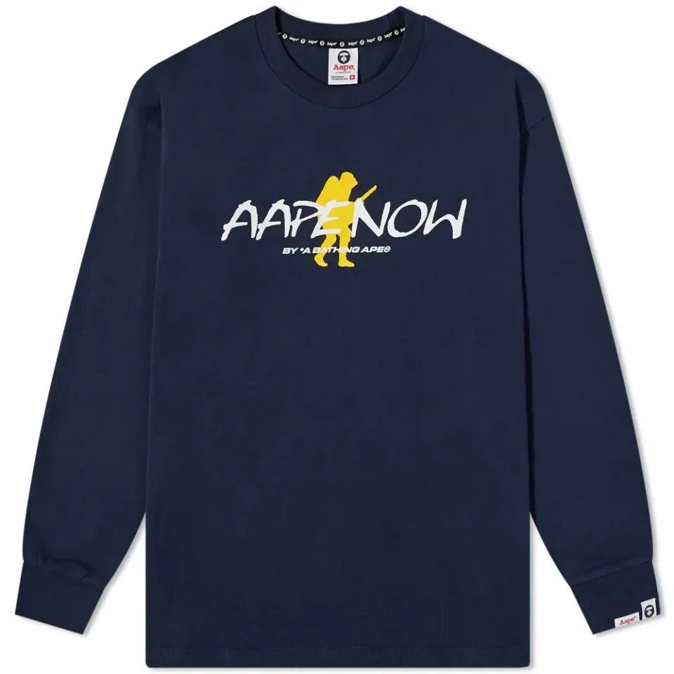AAPE Long Sleeve Mountain T-Shirt