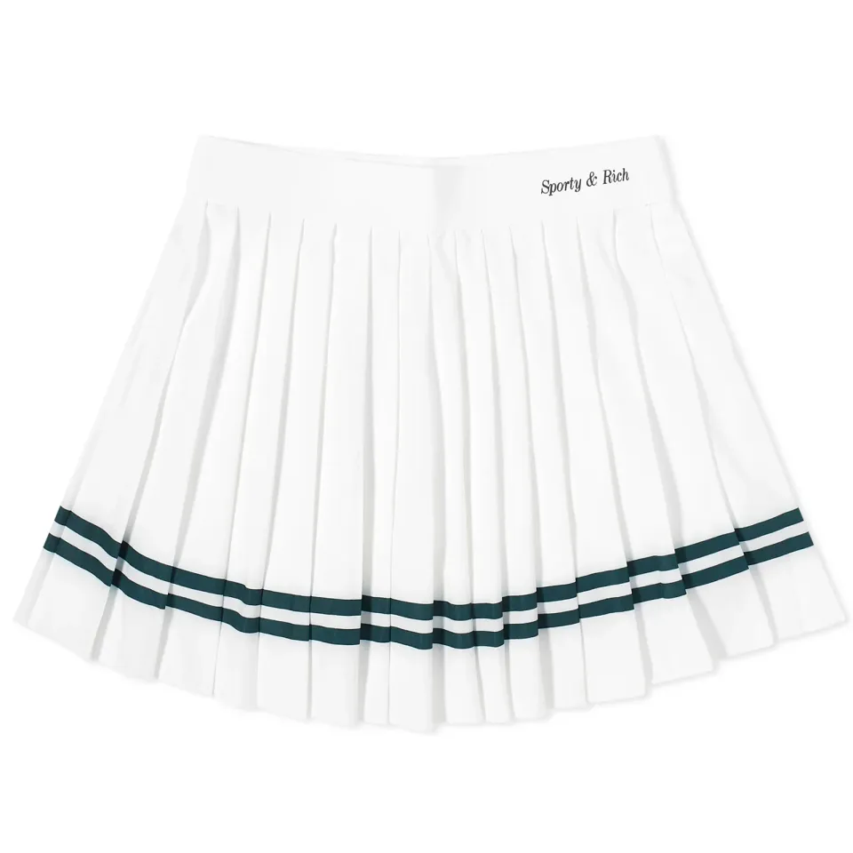 Classic Logo Pleated Mini Skirt
