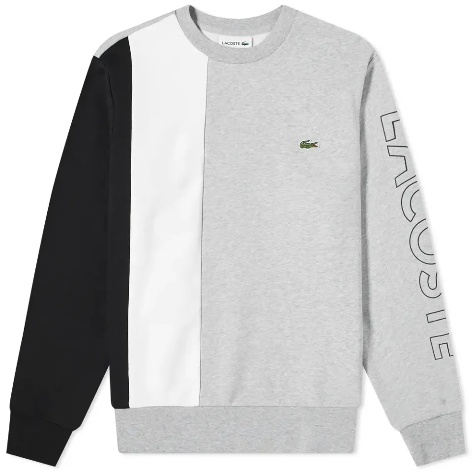 Block Stripe Crew Sweat