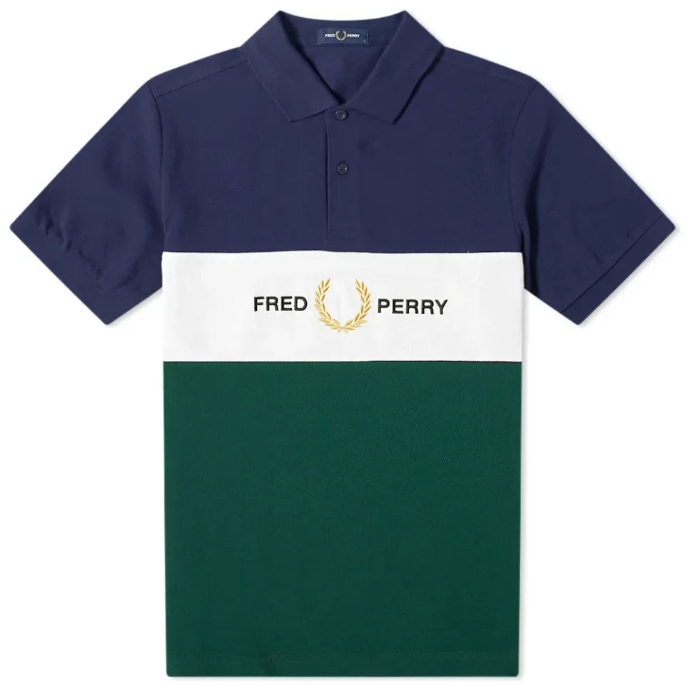 Embroidered Logo Panel Polo
