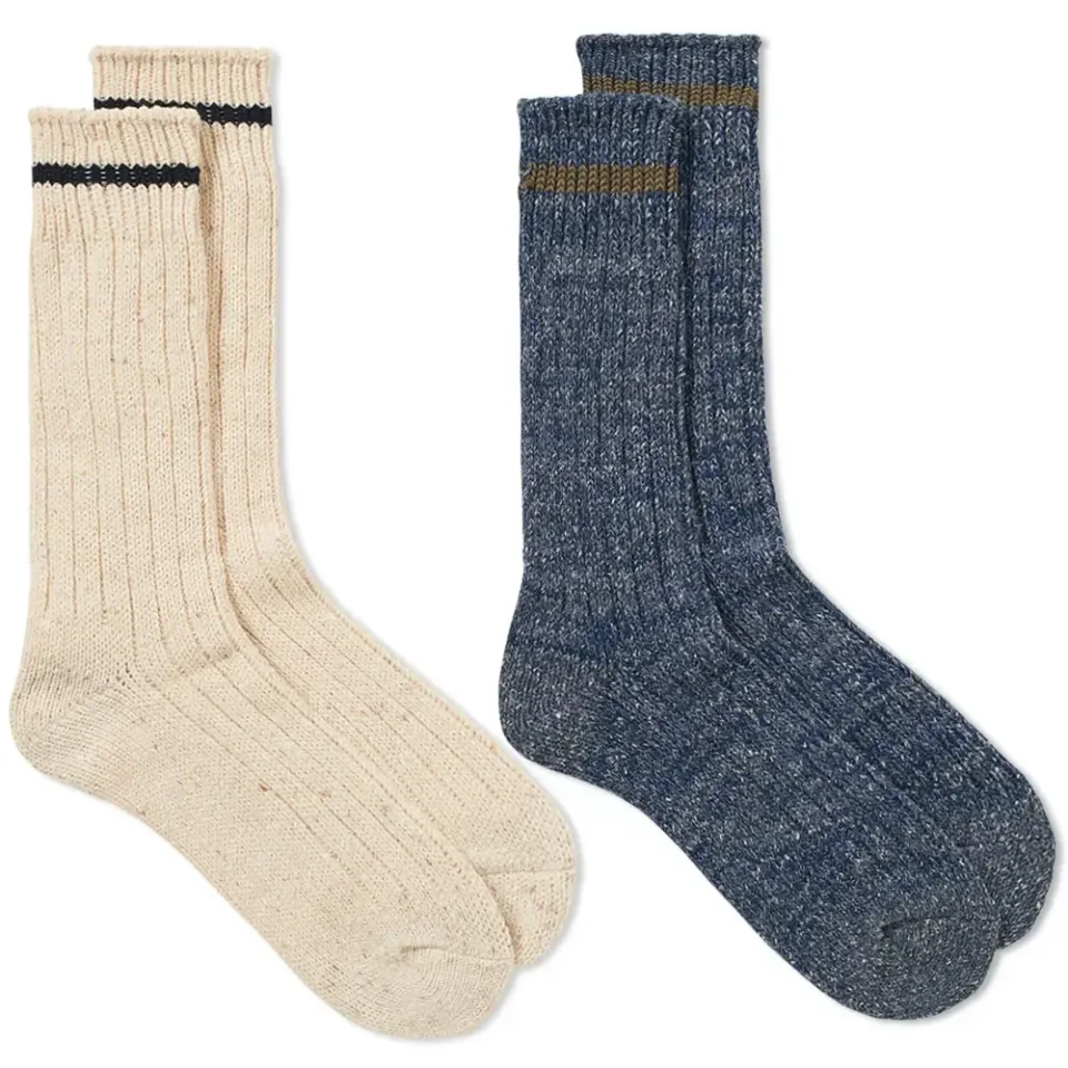 Rib Crew Sock - 2 Pack