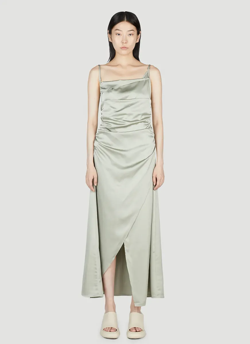 Asymmetric Slip Dress