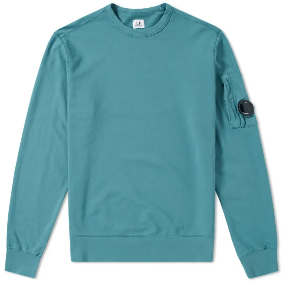 Garment Dyed Light Fleece Arm Lens Sweat