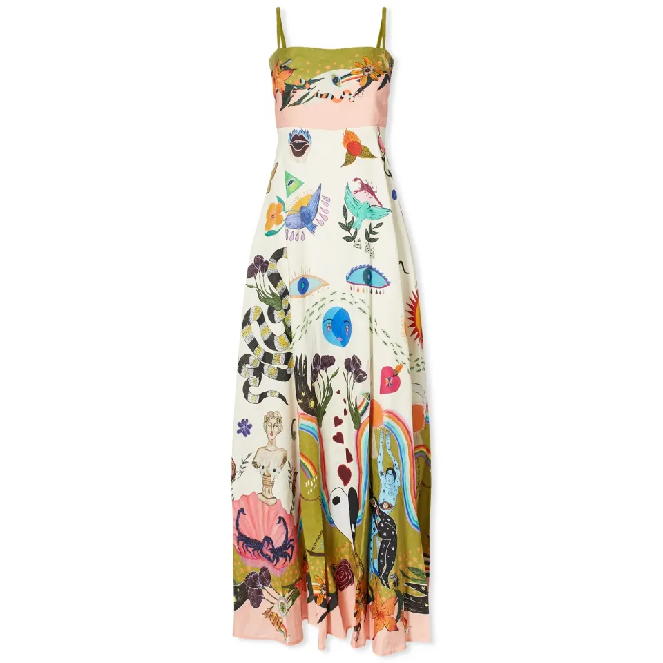 ALÉMAIS Evergreen Sundress
