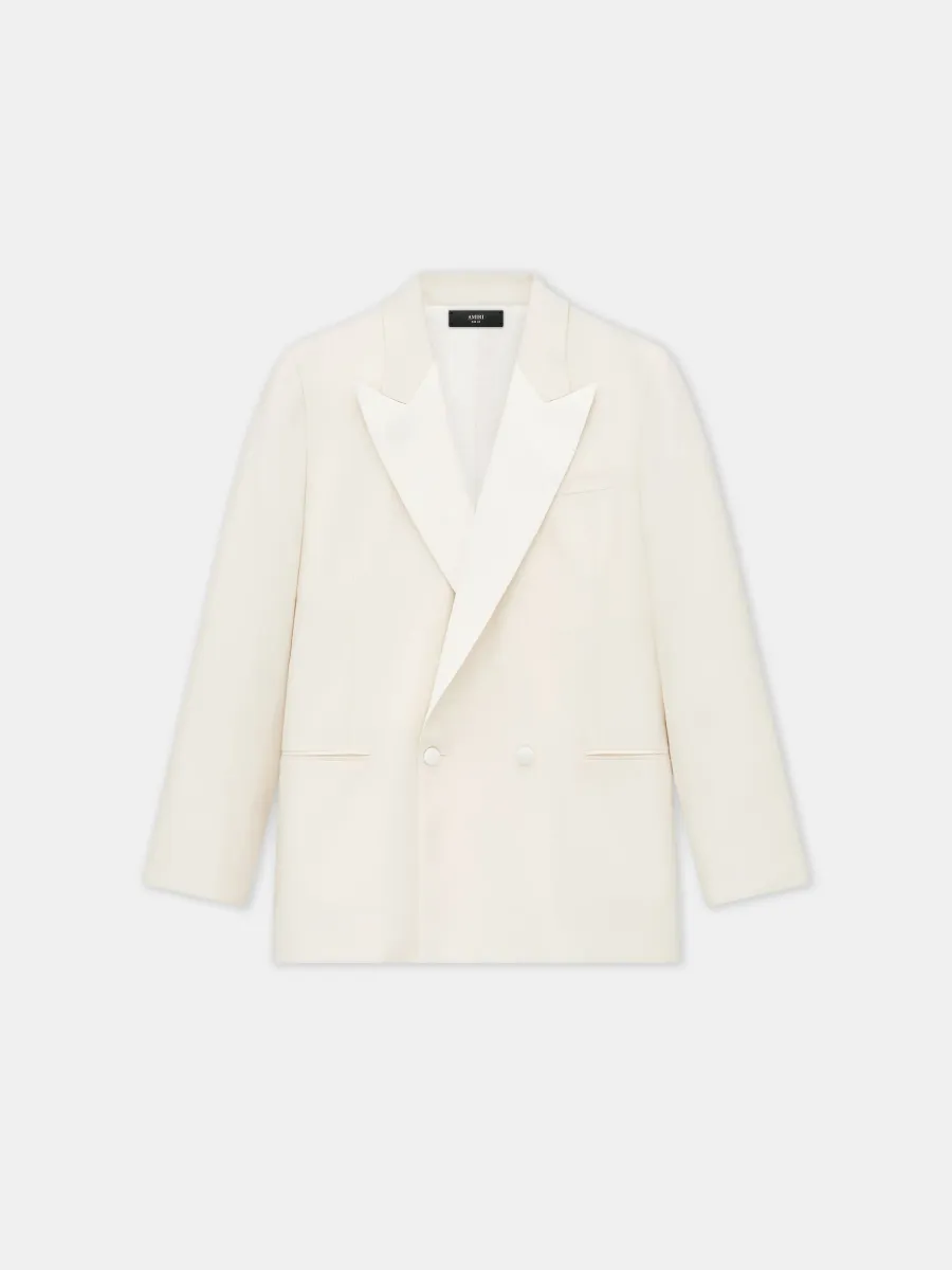 MA DOUBLE-BREASTED BLAZER - Alabaster