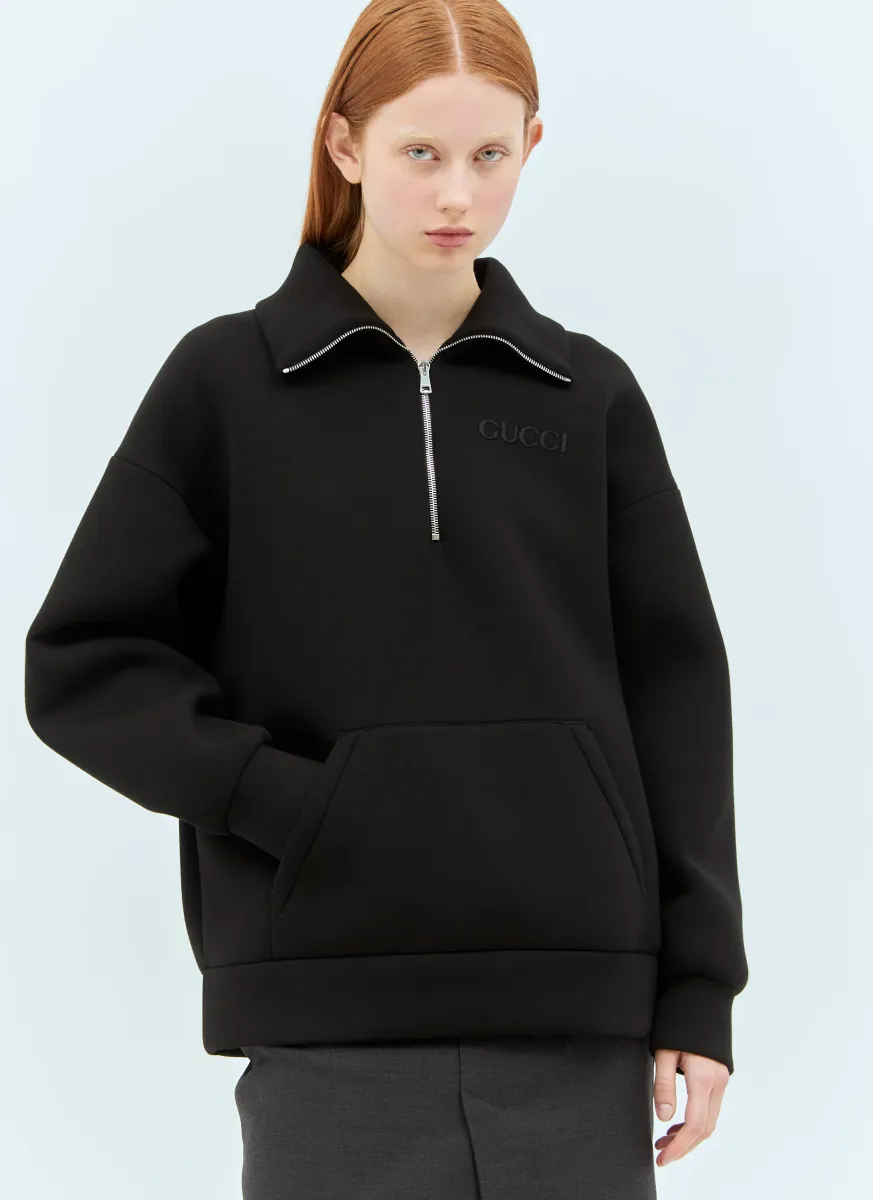 Logo Embossed Sweater