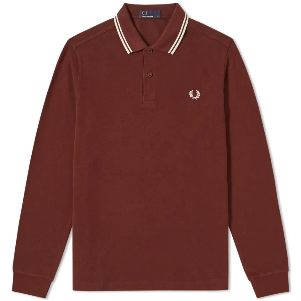 Fred Perry Long Sleeve Twin Tipped Polo