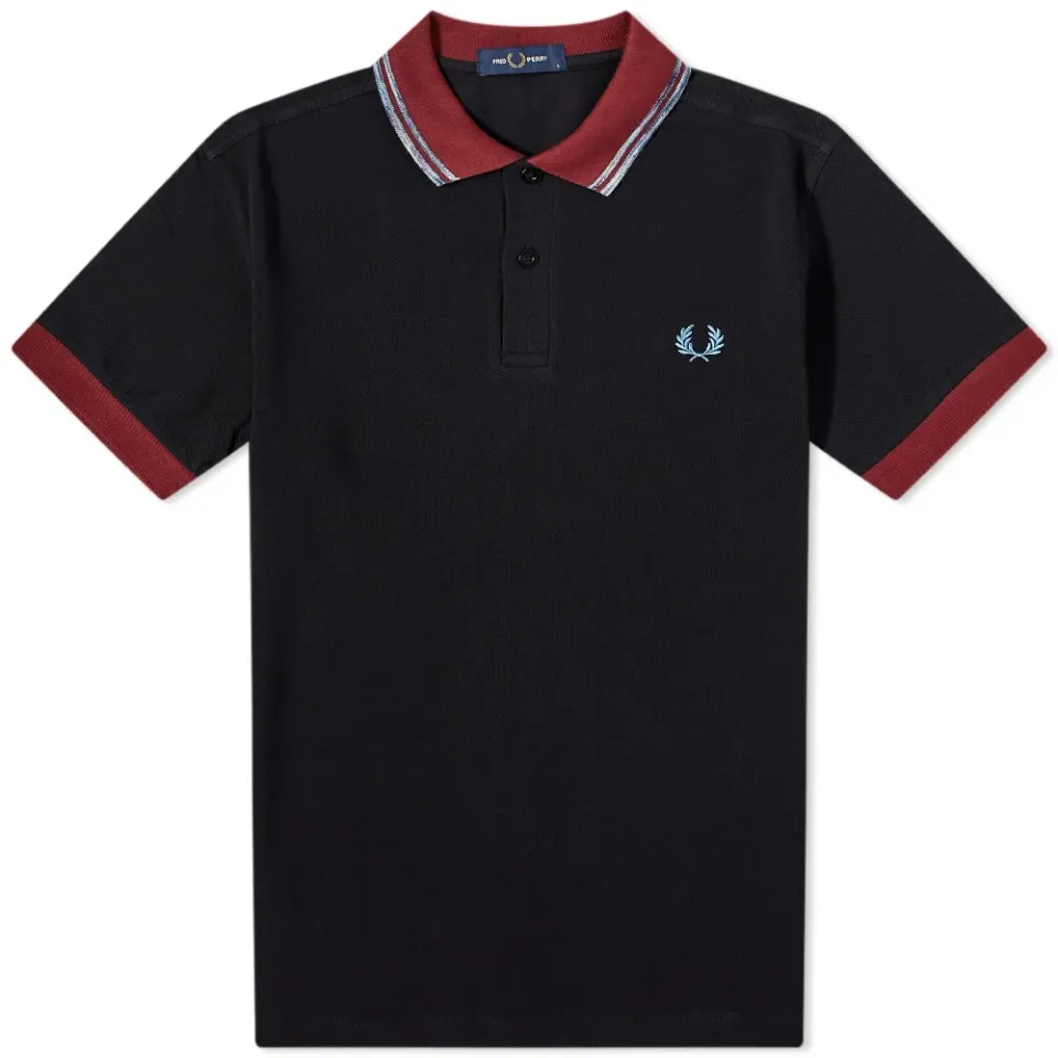 Space Dye Tipped Polo
