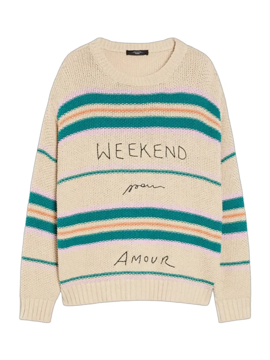 Angus Cotton Yarn Jumper Beige