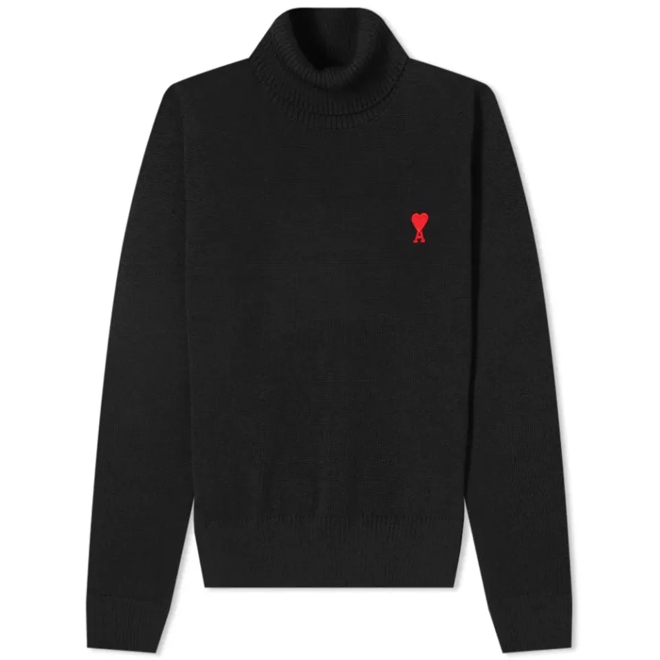 AMI ADC Turtleneck Knit Sweater