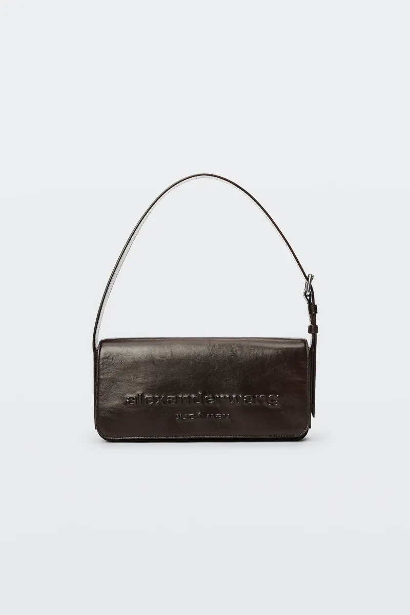 PUNCH FLAP SHOULDER BAG