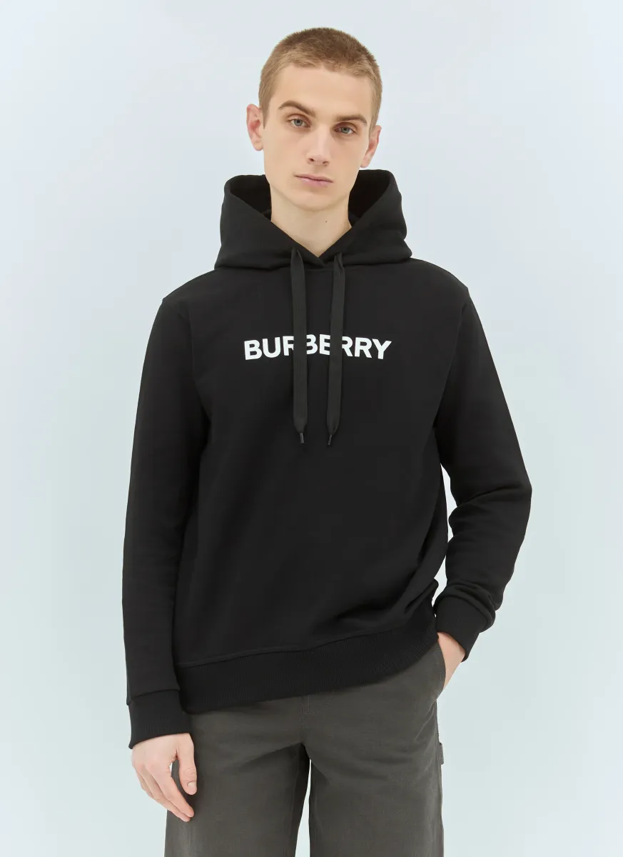 Logo Applique Hooded Sweatshirt