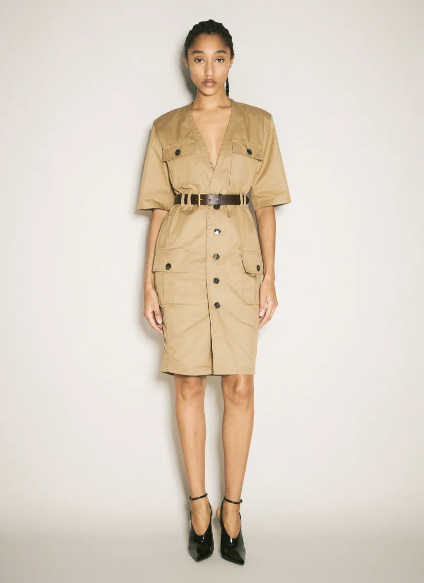 Utility Shirt Dress