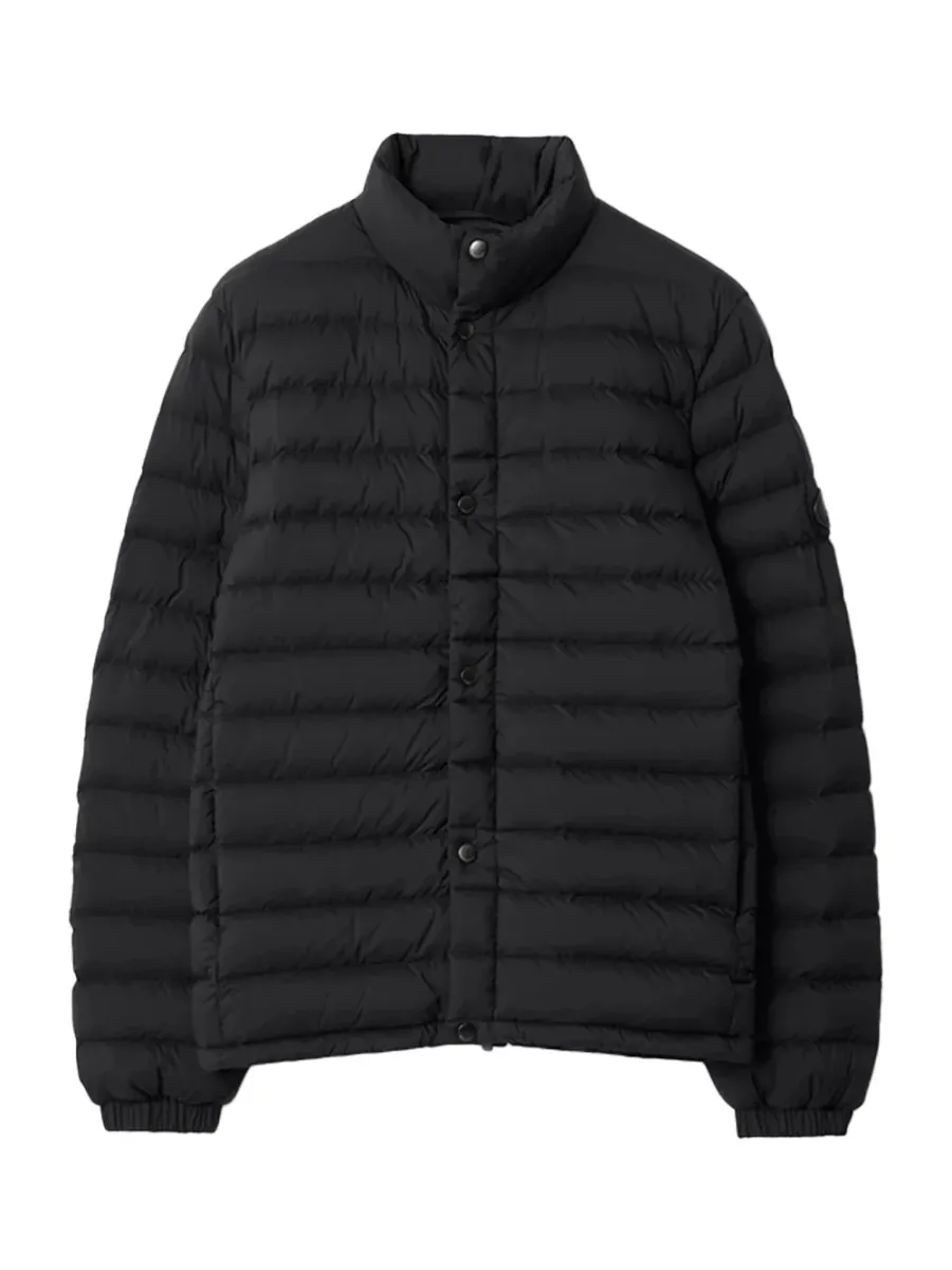 Men Nylon Puffer Jacket Black