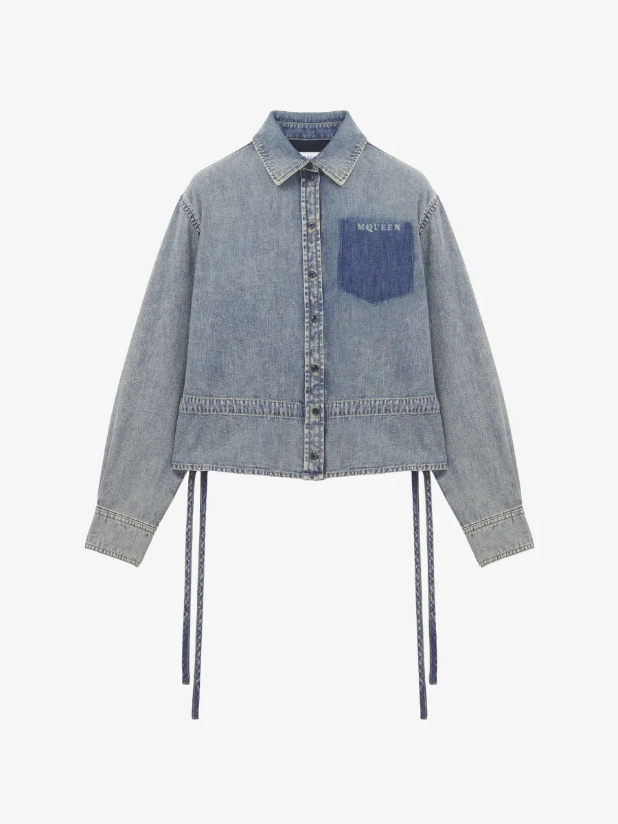 Chambray Shirt Jacket