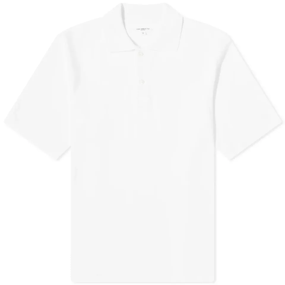 Lady White Co. Interlock Two Button Polo