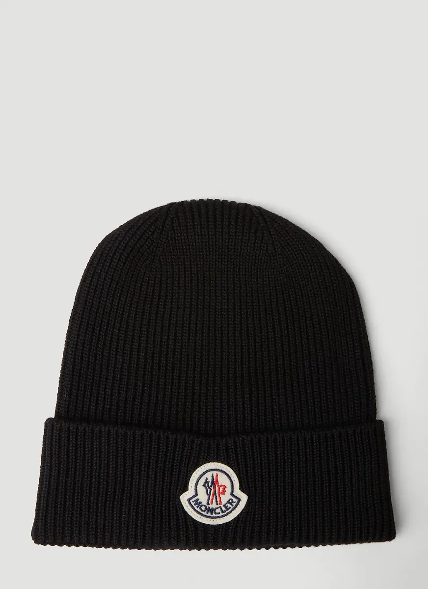Logo Motif Beanie Hat