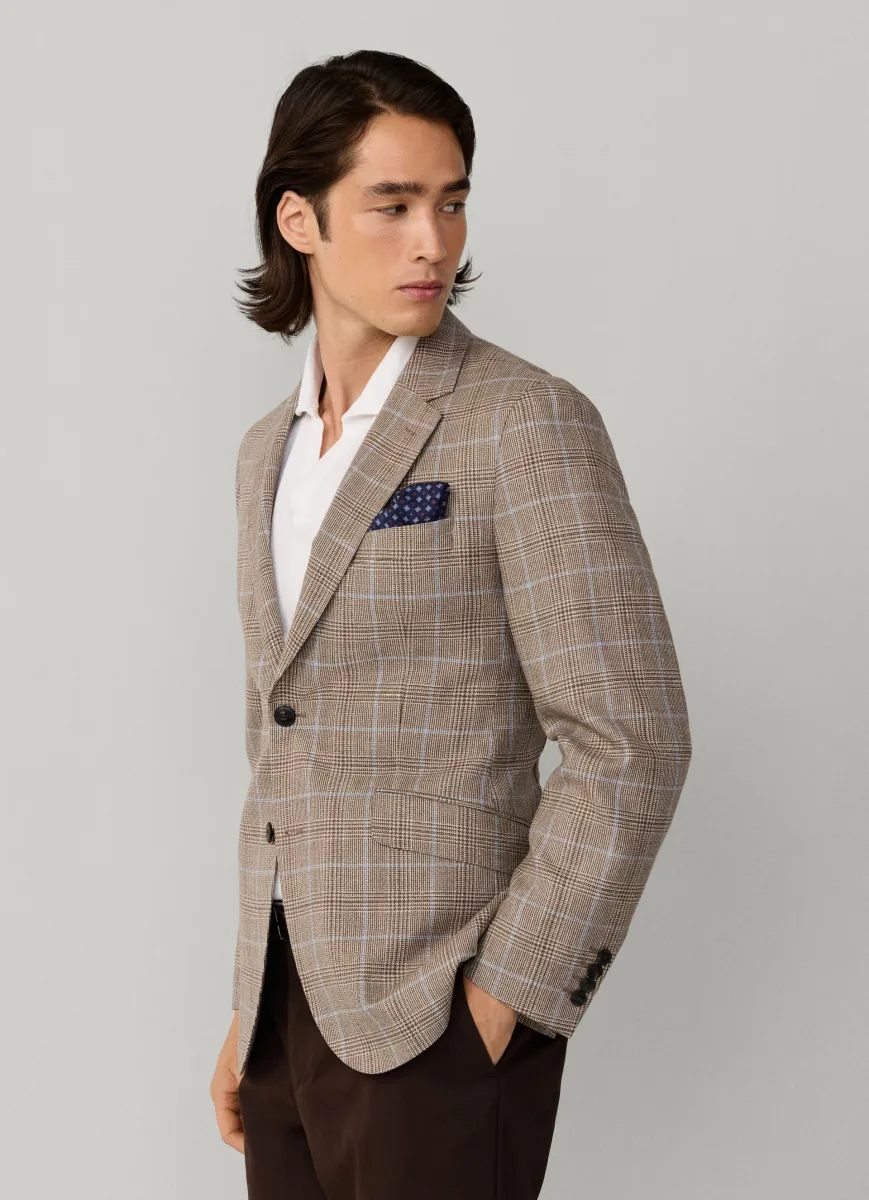 Classic Fit Prince of Wales Check Blazer