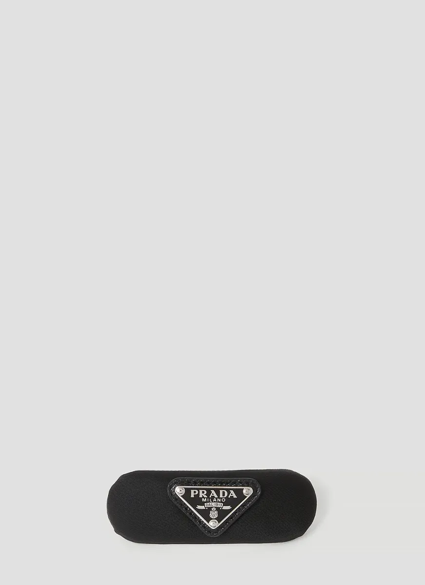 Triangle Logo Hair Clip