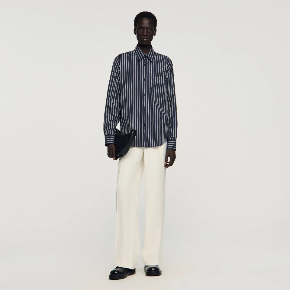 Striped cotton shirt