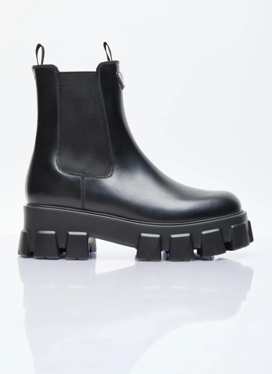 Monolith Brushed Leather Boots