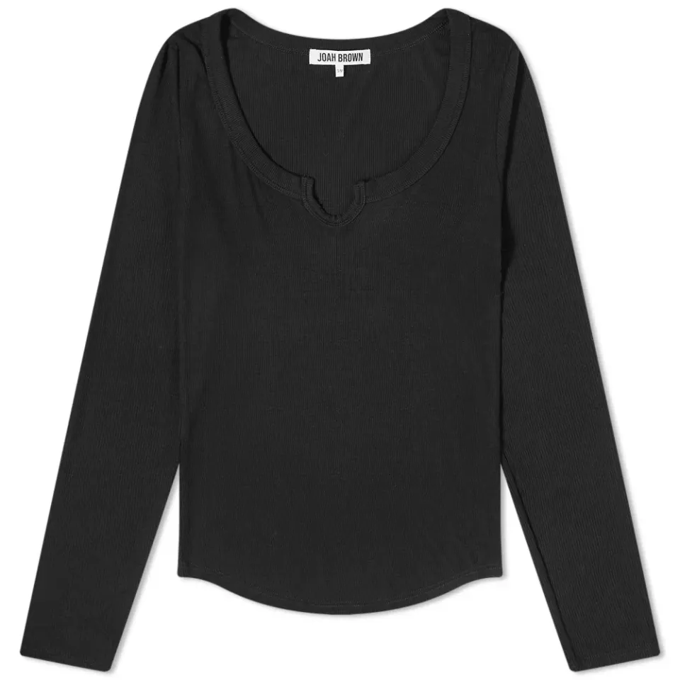 Long Sleeve Henley Top