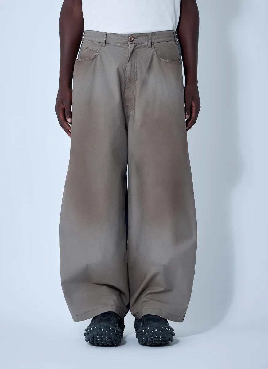 Washed Cotton Track Pants