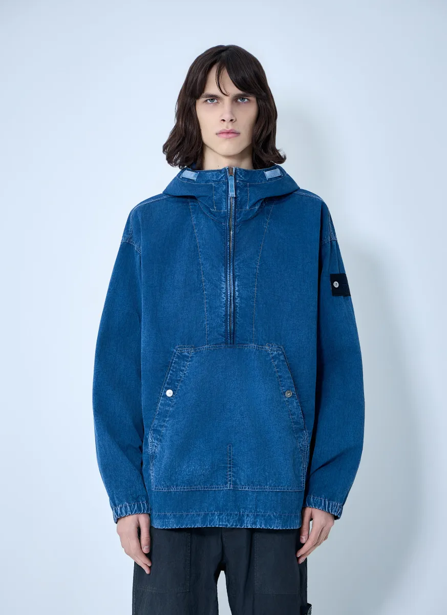 Denim Hooded Jacket