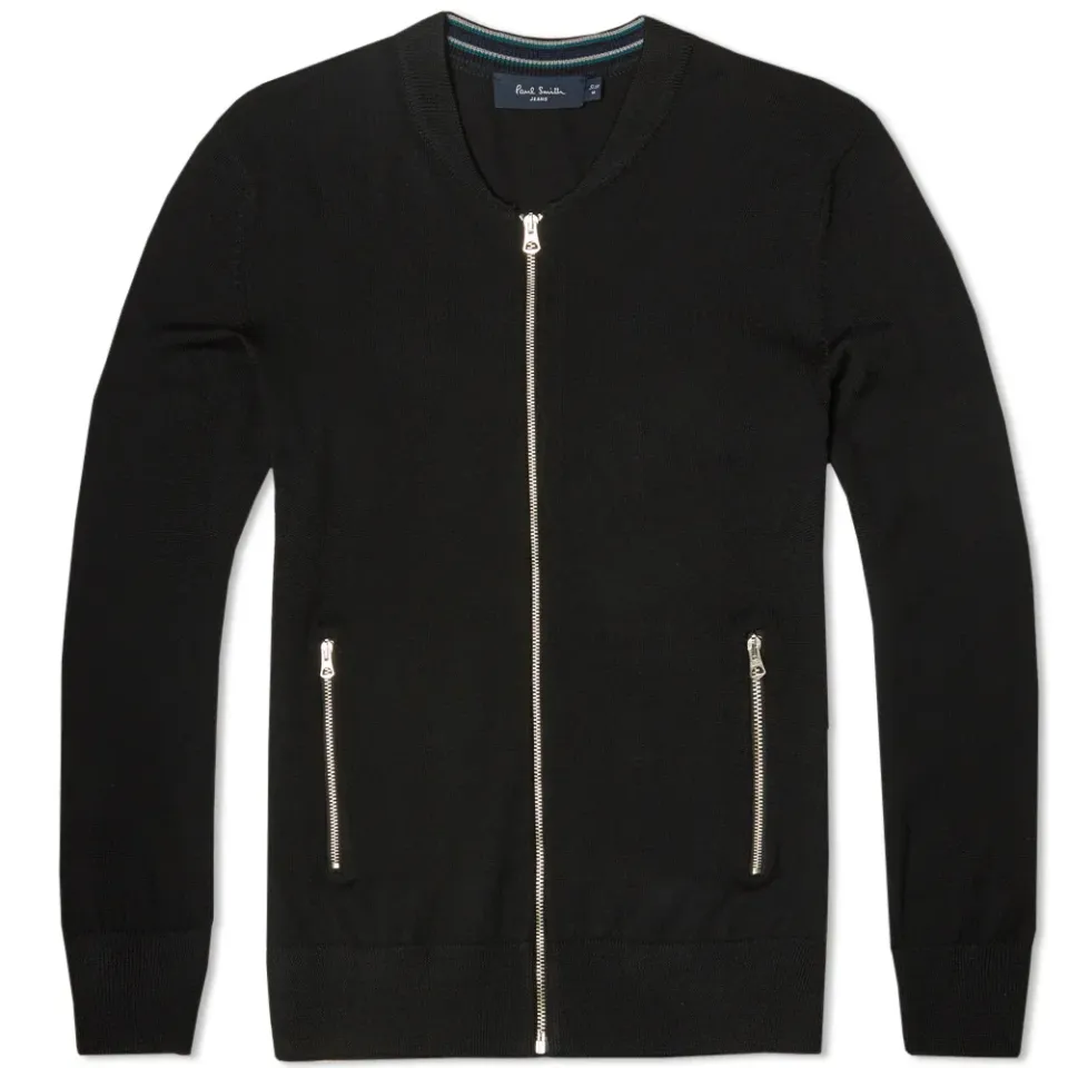 Merino Zip Cardigan