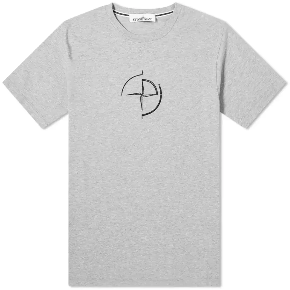 Back Logo Data Scan Tee