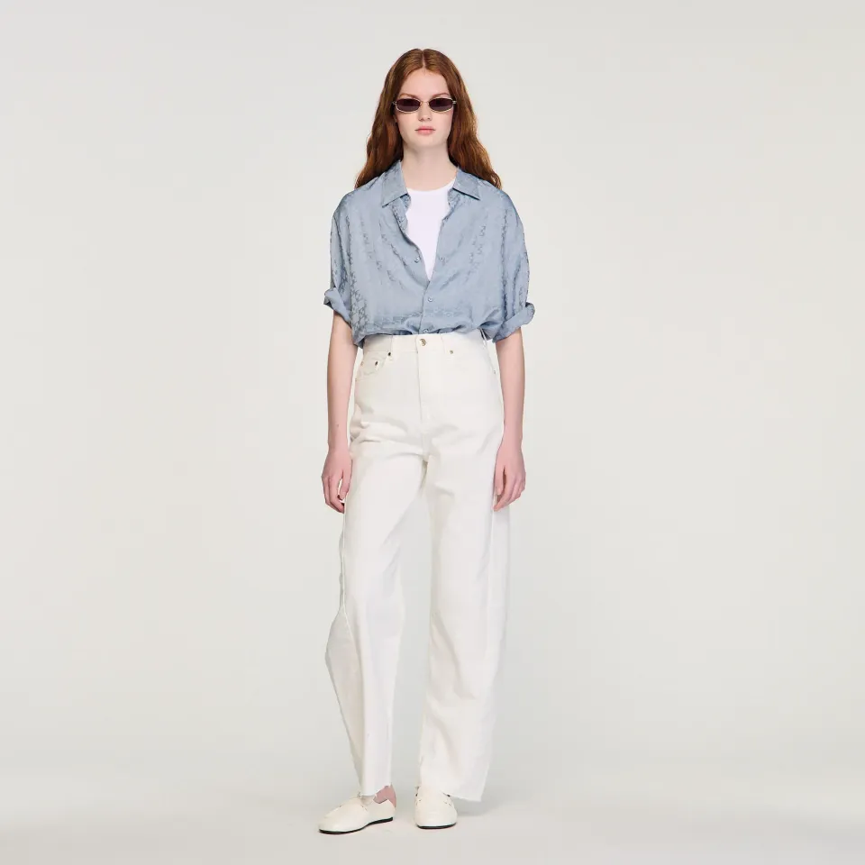 Square Cross loose-fit shirt
