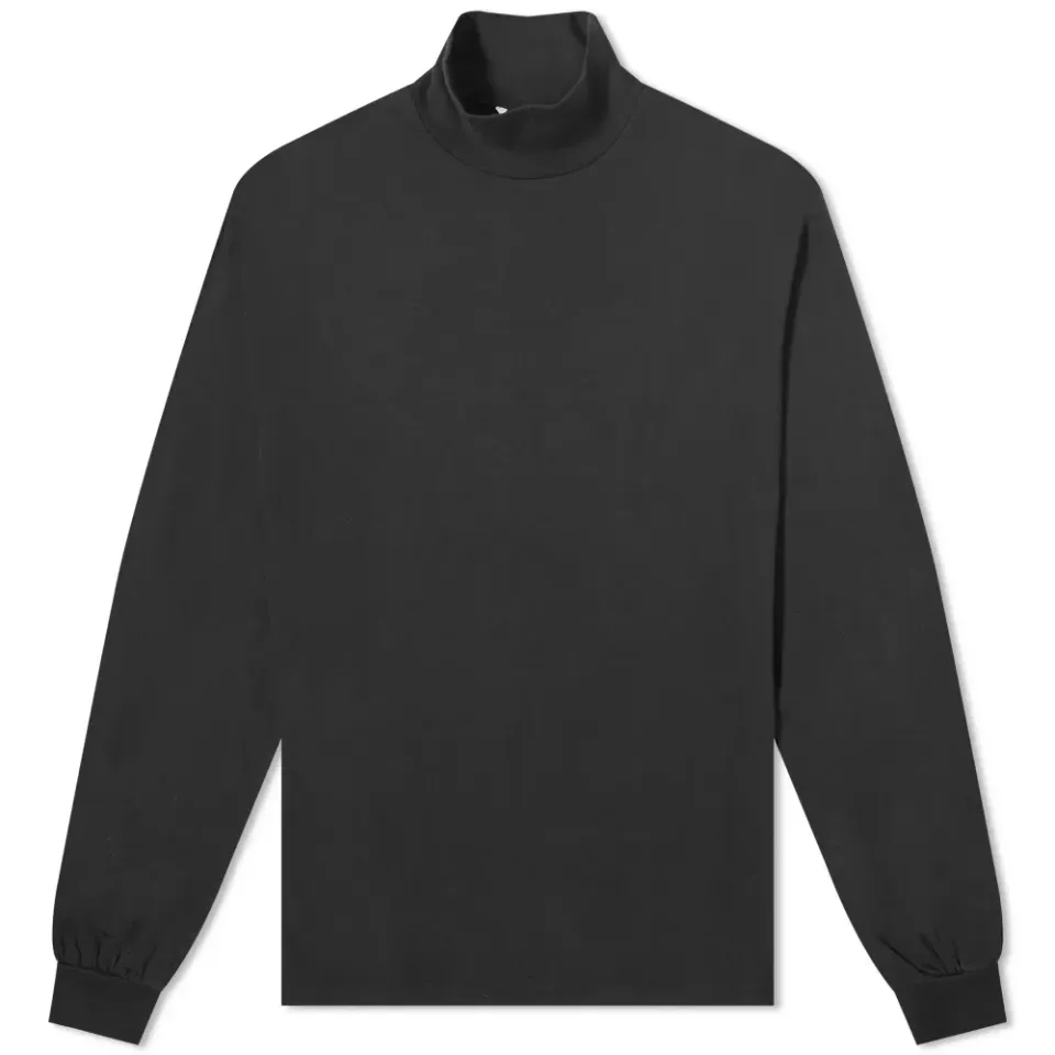 Long Sleeve Mock Neck T-Shirt